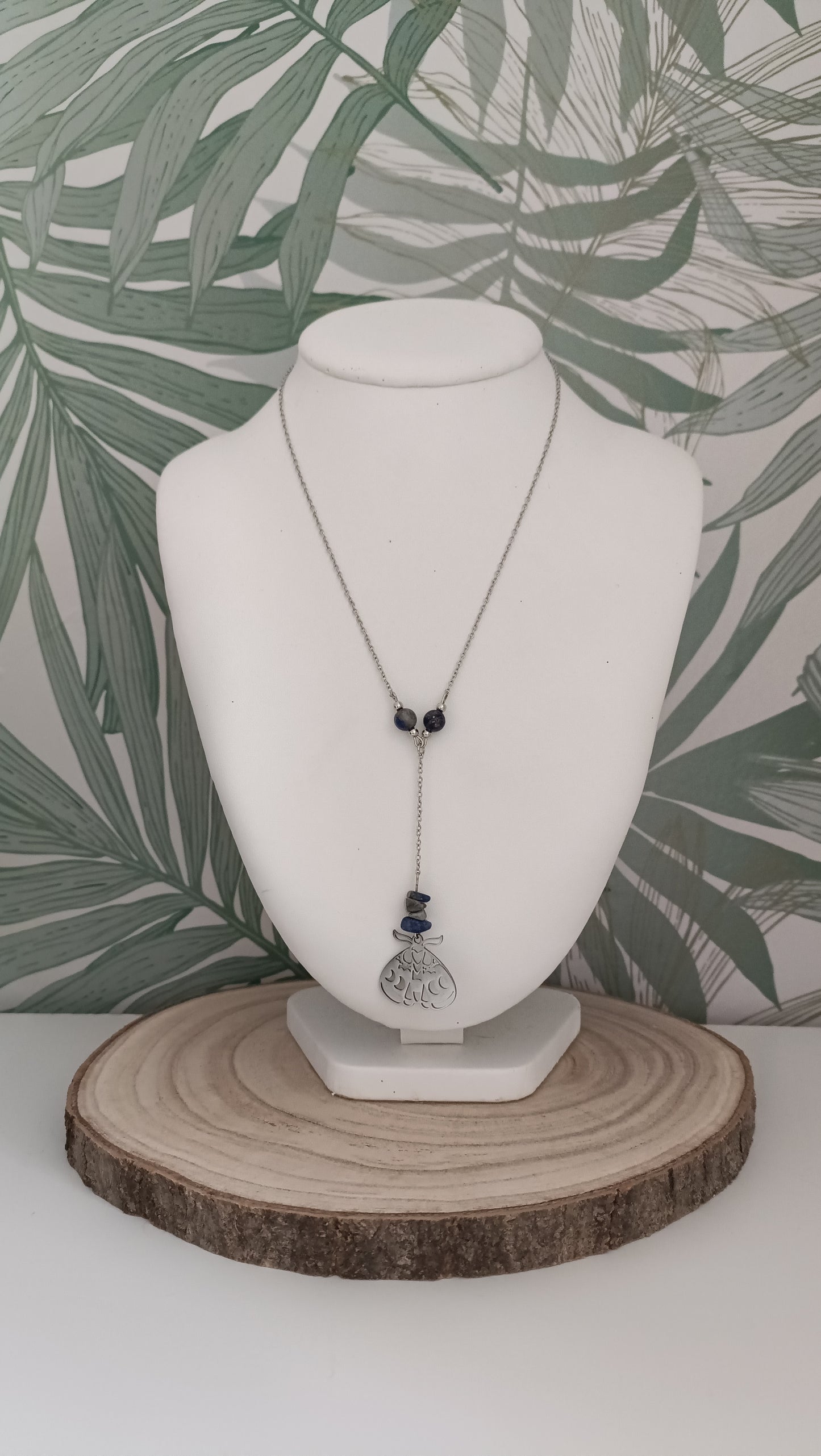 Collier Papillon Libre - Lapis Lazuli